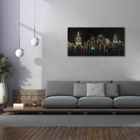 Image of Epic Art 'Cityscape' by James Wiens, Canvas Wall Art,60 x 30