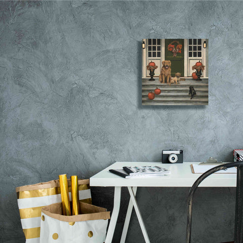 Image of Epic Art 'Home Welcoming' by James Wiens, Canvas Wall Art,12 x 12