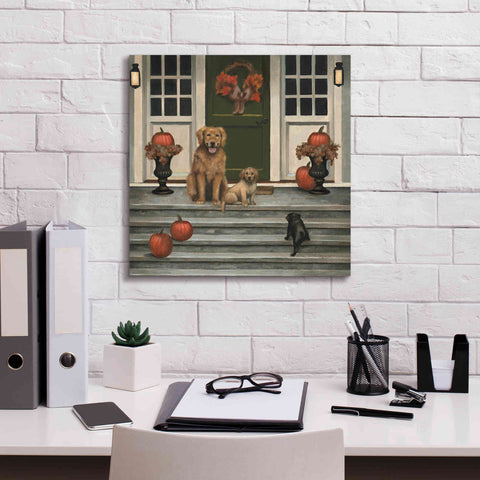 Image of Epic Art 'Home Welcoming' by James Wiens, Canvas Wall Art,18 x 18