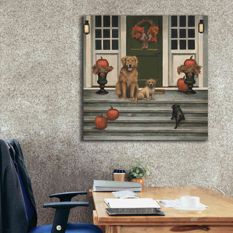 Image of Epic Art 'Home Welcoming' by James Wiens, Canvas Wall Art,37 x 37