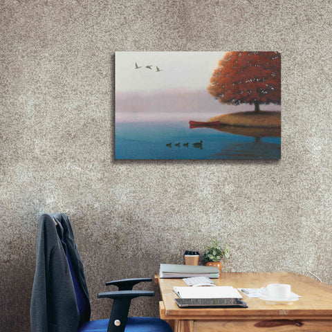 Image of Epic Art 'Early in the Morning' by James Wiens, Canvas Wall Art,40 x 26