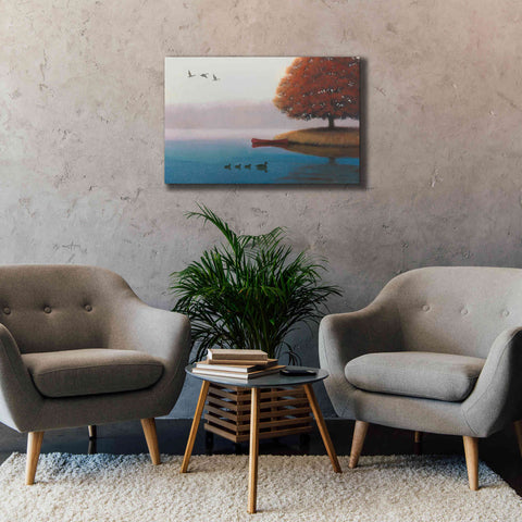 Image of Epic Art 'Early in the Morning' by James Wiens, Canvas Wall Art,40 x 26