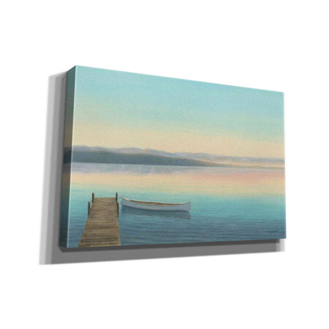 Image of Epic Art 'Zen Canoe I' by James Wiens, Canvas Wall Art,18x12x1.1x0,26x18x1.1x0,40x26x1.74x0,60x40x1.74x0
