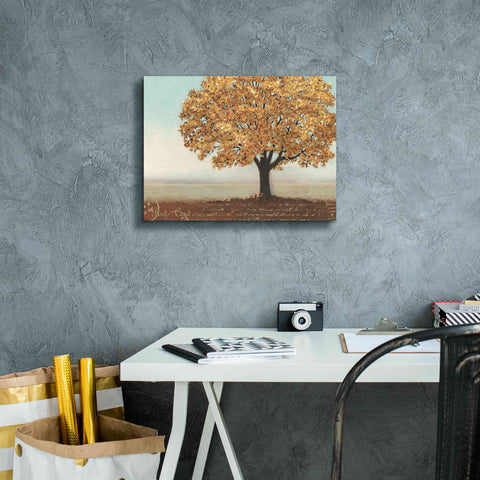 Image of Epic Art 'Gold Reflections I' by James Wiens, Canvas Wall Art,16 x 12