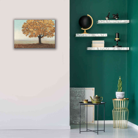 Image of Epic Art 'Gold Reflections I' by James Wiens, Canvas Wall Art,26 x 18