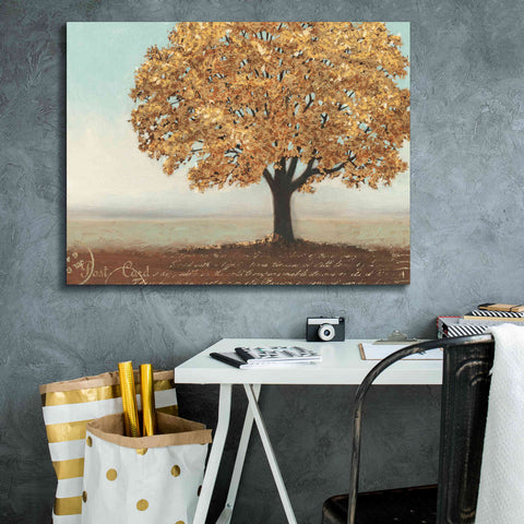 Image of Epic Art 'Gold Reflections I' by James Wiens, Canvas Wall Art,34 x 26