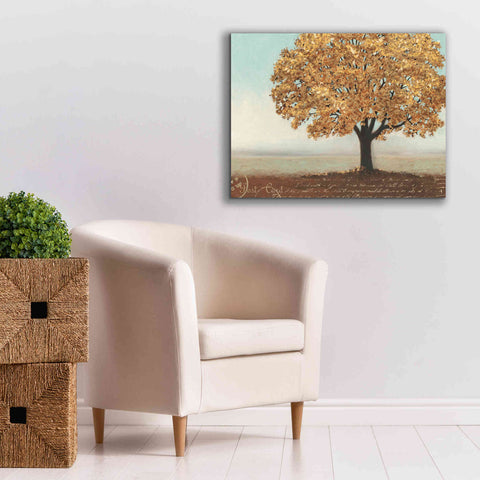 Image of Epic Art 'Gold Reflections I' by James Wiens, Canvas Wall Art,34 x 26