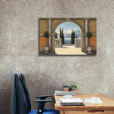 Image of Epic Art 'Italian Balcony' by James Wiens, Canvas Wall Art,40 x 26