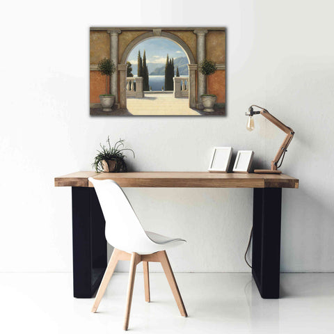 Image of Epic Art 'Italian Balcony' by James Wiens, Canvas Wall Art,40 x 26