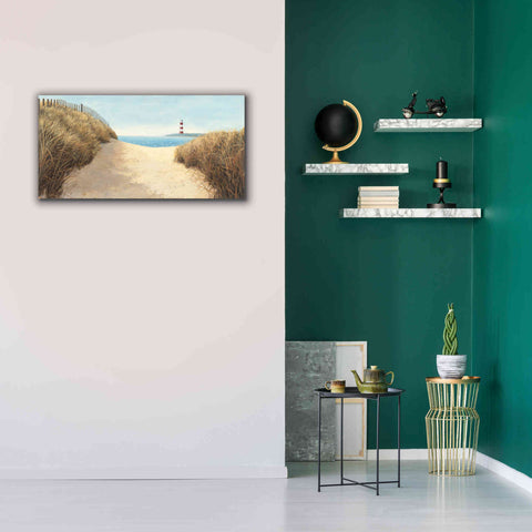 Image of Epic Art 'Beach Path Panel I' by James Wiens, Canvas Wall Art,40 x 20