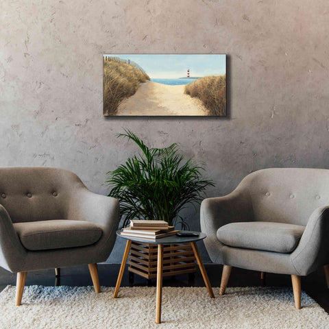 Image of Epic Art 'Beach Path Panel I' by James Wiens, Canvas Wall Art,40 x 20