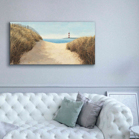 Image of Epic Art 'Beach Path Panel I' by James Wiens, Canvas Wall Art,60 x 30