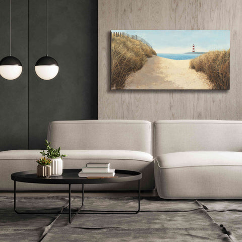 Image of Epic Art 'Beach Path Panel I' by James Wiens, Canvas Wall Art,60 x 30
