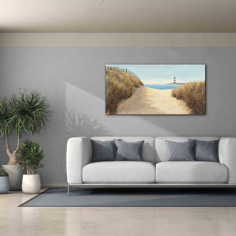 Image of Epic Art 'Beach Path Panel I' by James Wiens, Canvas Wall Art,60 x 30