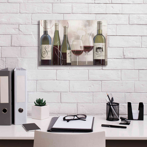 Image of Epic Art 'Taste Appeal Red II' by James Wiens, Canvas Wall Art,18 x 12