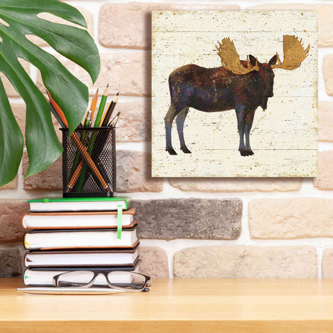 Image of Epic Art 'Golden Nature I' by James Wiens, Canvas Wall Art,12 x 12