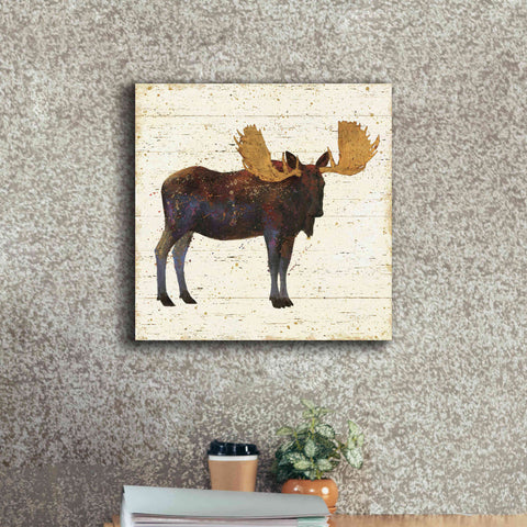 Image of Epic Art 'Golden Nature I' by James Wiens, Canvas Wall Art,18 x 18