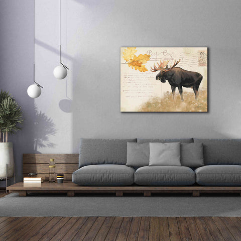 Image of Epic Art 'Northern Wild Moose' by James Wiens, Canvas Wall Art,54 x 40