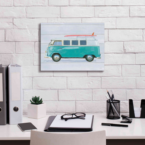 Image of Epic Art 'Beach Ride X' by James Wiens, Canvas Wall Art,16 x 12