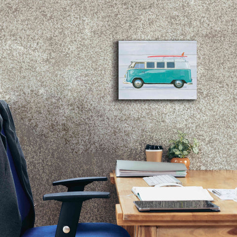 Image of Epic Art 'Beach Ride X' by James Wiens, Canvas Wall Art,16 x 12