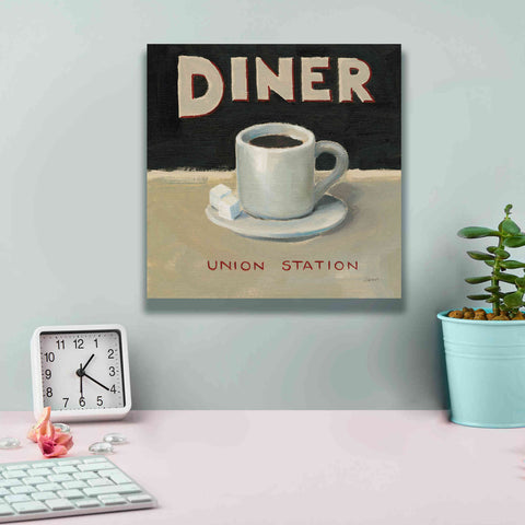 Image of Epic Art 'Coffee Spot II' by James Wiens, Canvas Wall Art,12 x 12