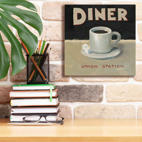 Image of Epic Art 'Coffee Spot II' by James Wiens, Canvas Wall Art,12 x 12