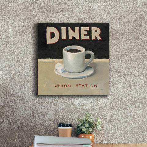 Image of Epic Art 'Coffee Spot II' by James Wiens, Canvas Wall Art,18 x 18