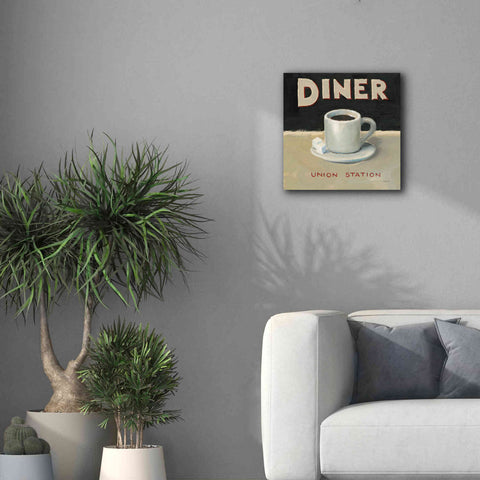 Image of Epic Art 'Coffee Spot II' by James Wiens, Canvas Wall Art,18 x 18