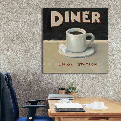 Image of Epic Art 'Coffee Spot II' by James Wiens, Canvas Wall Art,37 x 37