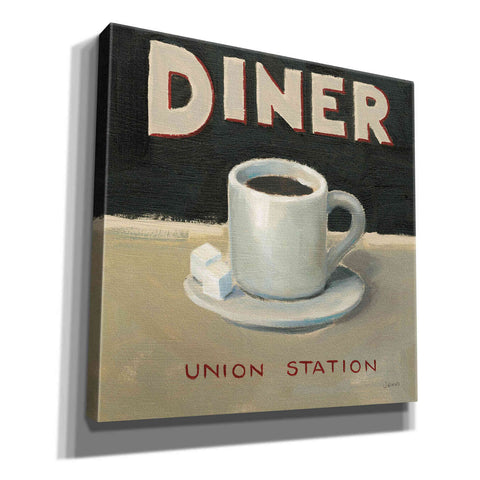 Image of Epic Art 'Coffee Spot II' by James Wiens, Canvas Wall Art,12x12x1.1x0,18x18x1.1x0,26x26x1.74x0,37x37x1.74x0