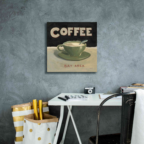 Image of Epic Art 'Coffee Spot III' by James Wiens, Canvas Wall Art,18 x 18