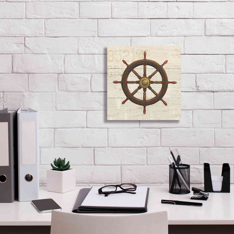 Image of Epic Art 'Nautique V' by James Wiens, Canvas Wall Art,12 x 12