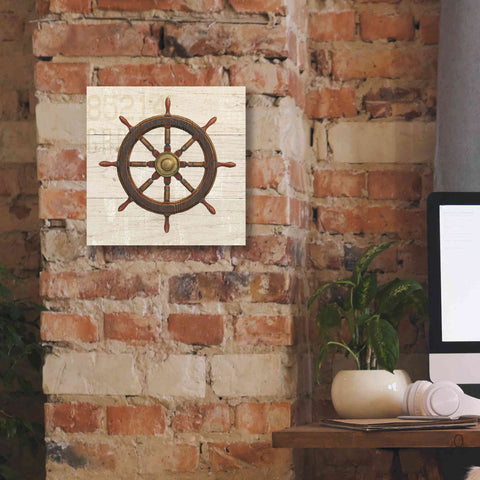 Image of Epic Art 'Nautique V' by James Wiens, Canvas Wall Art,12 x 12