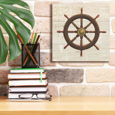 Image of Epic Art 'Nautique V' by James Wiens, Canvas Wall Art,12 x 12