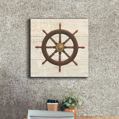 Image of Epic Art 'Nautique V' by James Wiens, Canvas Wall Art,18 x 18