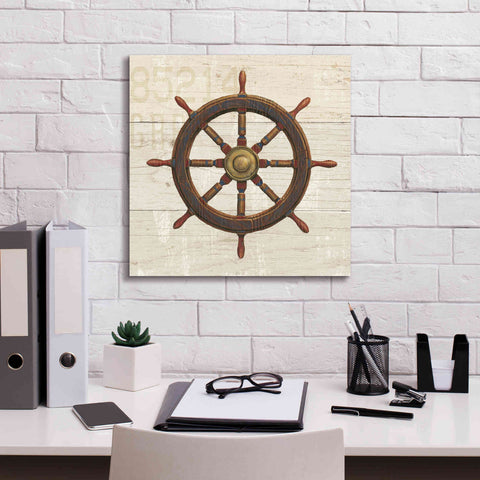 Image of Epic Art 'Nautique V' by James Wiens, Canvas Wall Art,18 x 18