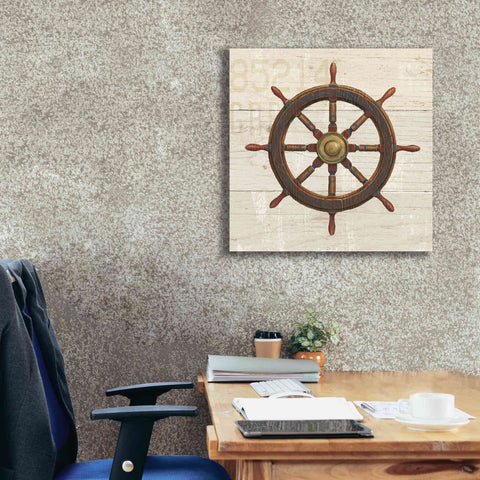 Image of Epic Art 'Nautique V' by James Wiens, Canvas Wall Art,26 x 26