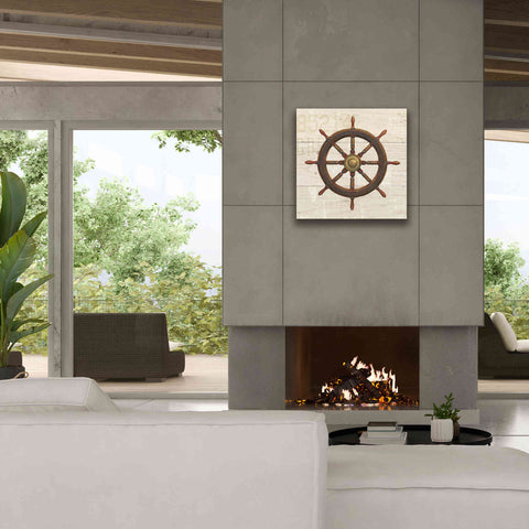 Image of Epic Art 'Nautique V' by James Wiens, Canvas Wall Art,26 x 26