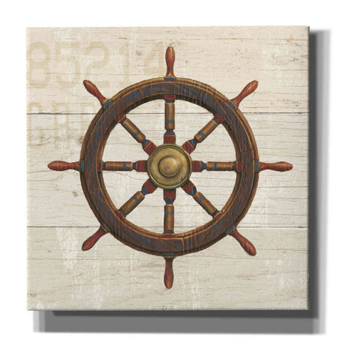 Image of Epic Art 'Nautique V' by James Wiens, Canvas Wall Art,12x12x1.1x0,18x18x1.1x0,26x26x1.74x0,37x37x1.74x0