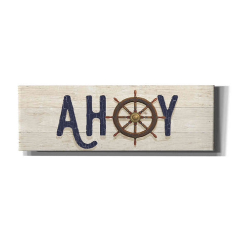 Image of Epic Art 'Nautique VII' by James Wiens, Canvas Wall Art,24x12x1.1x0,40x20x1.74x0,60x30x1.74x0