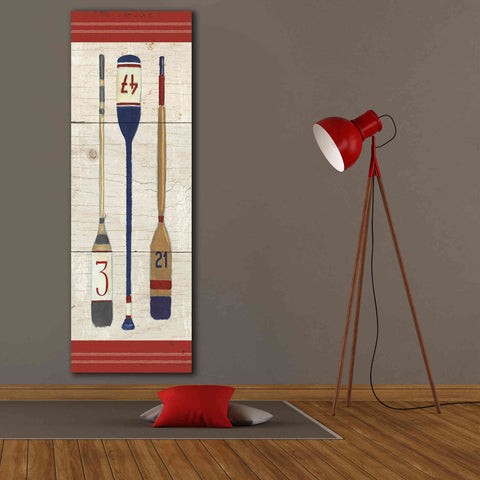 Image of Epic Art 'Nautique X' by James Wiens, Canvas Wall Art,20 x 60