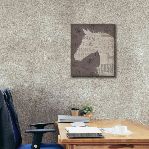 Image of Epic Art 'Equine III' by James Wiens, Canvas Wall Art,20 x 24