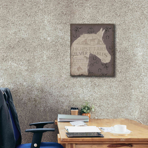 Image of Epic Art 'Equine II' by James Wiens, Canvas Wall Art,20 x 24