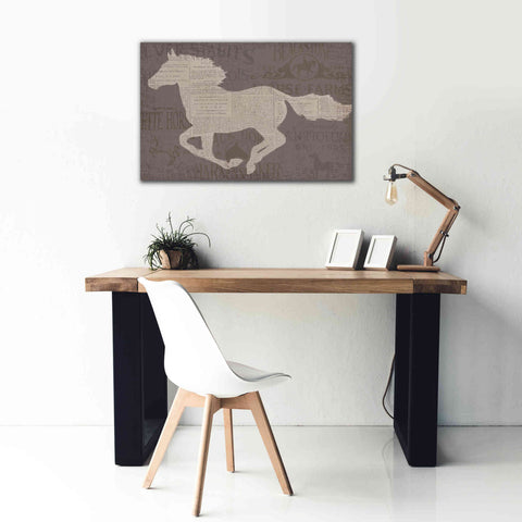 Image of Epic Art 'Equine I' by James Wiens, Canvas Wall Art,40 x 26