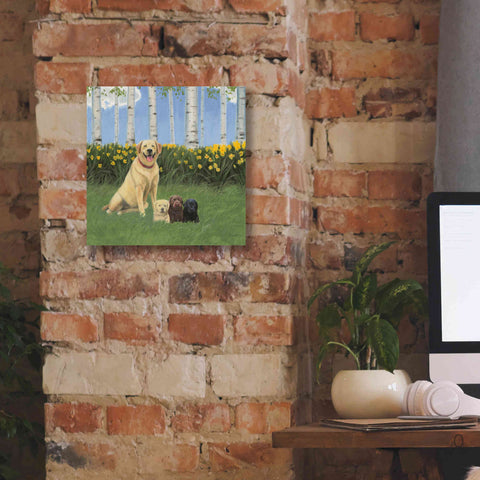 Image of Epic Art 'Proud Mom' by James Wiens, Canvas Wall Art,12 x 12