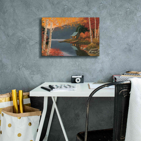 Image of 'Quiet Evening I' by James Wiens, Canvas Wall Art,18 x 12