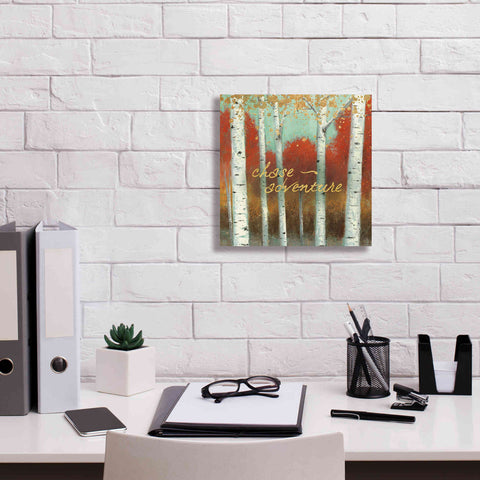 Image of 'Fall Promenade II' by James Wiens, Canvas Wall Art,12 x 12