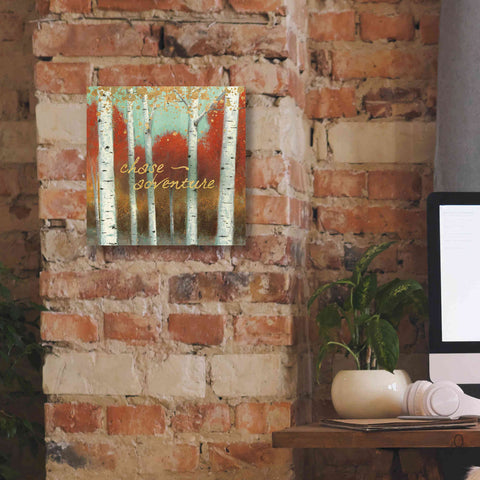 Image of 'Fall Promenade II' by James Wiens, Canvas Wall Art,12 x 12