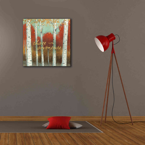 Image of 'Fall Promenade II' by James Wiens, Canvas Wall Art,26 x 26