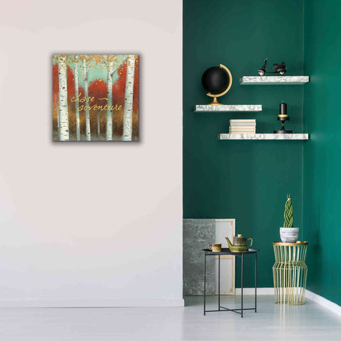 Image of 'Fall Promenade II' by James Wiens, Canvas Wall Art,26 x 26